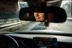 Olivia Sgarbură în drum spre spital, Montpellier, Franța