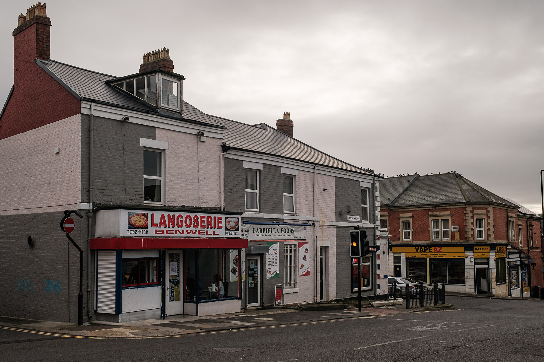 Langoșerie și magazin românesc în Newcastle upon Tyne