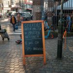 Restaurant românesc în piața Doi Boi, Bruxelles, decembrie 2023