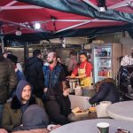 Restaurant românesc în piața Doi Boi, Bruxelles, decembrie 2023