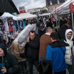 „La Doi Boi”, piața Anderlecht din Bruxelles, februarie 2024