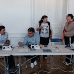 Membrii secției de votare nr. 196 în Montpellier, Franța