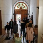 Votanți la Ambasada României din Viena