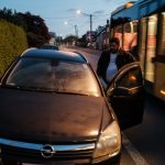 Geo pleacă la muncă. La Louvière, Belgia, aprilie 2024