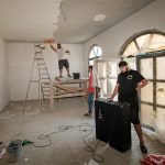 Geo lucrează la casă, Corcova, România, august 2025